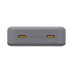 Внешний АКБ NRG Turbo S 20000 mAh, 20Вт, графит, Deppa с логотипом