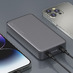 Внешний АКБ NRG Turbo S 20000 mAh, 20Вт, графит, Deppa с логотипом