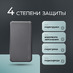 Внешний АКБ NRG Turbo S 20000 mAh, 20Вт, графит, Deppa с логотипом