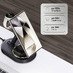Беспроводная зарядная станция 3 в 1 MagSafe QI2 NEO Galaxy, черная, Deppa с логотипом
