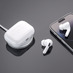 Беспроводные наушники с микрофоном Air Pro 2, TWS, BT 5.3, 300 мАч, QI, белый, Deppa с логотипом