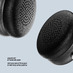 Беспроводные накладные наушники Stereo Light, BT 5.4, 300 мАч, черный, Deppa с логотипом