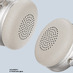 Беспроводные накладные наушники Stereo Light, BT 5.4, 300 мАч, песочно-золотой, Deppa с логотипом