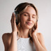 Беспроводные накладные наушники Stereo Vibe, BT 5.4, 400 мАч, черный, Deppa с логотипом