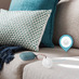 Bluetooth трекер D-Tag, белый, Deppa с логотипом