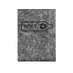 Брелок Felt из RPET-фетра, серый с логотипом