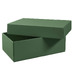 Коробка картонная, "COLOR" 11,5*6*17 см; зеленый с логотипом
