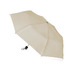 Зонт складной Columbus, механический, 3 сложения, с чехлом, бежевый с логотипом