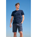 Футболка Odyssey, темно-синяя с логотипом