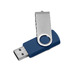 Флеш-карта USB 2.0 32 ГБ Флэш С1, темно-синий с логотипом
