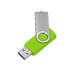 Флеш-карта USB 2.0 8 ГБ Флэш С1, зеленое яблоко с логотипом