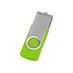 Флеш-карта USB 2.0 8 ГБ Флэш С1, зеленое яблоко с логотипом