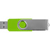 Флеш-карта USB 2.0 8 ГБ Флэш С1, зеленое яблоко с логотипом