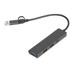 USB-концентратор Command, серый с логотипом