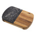 Набор для сыра в подарочной коробке из акации и мрамора Date с логотипом