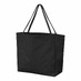 Шоппер-оверсайз Grossbag из переработанного хлопка 340 г, черный с логотипом