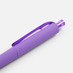 Ручка шариковая Prodir DS8 PRR-T Soft Touch, фиолетовая с логотипом