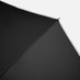 Зонт обратного сложения с ручкой-карабином Foldberry, черный с логотипом