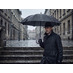 Зонт-трость Rainzee, ver.2, черный с логотипом