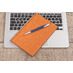 Блокнот "Венеция", формат А5, оранжевый с логотипом