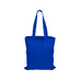 Сумка для шопинга Carryme 140 хлопковая, 140 г/м2, синий с логотипом