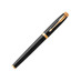 Перьевая ручка Parker IM Premium Black GT, перо: F, цвет чернил: blue, в подарочной упаковке. с логотипом