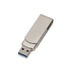 USB-флешка 3.0 на 16 Гб Setup, серебристый с логотипом