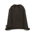 Рюкзак со шнурком Ross из переработанного ПЭТ, heather medium grey с логотипом