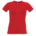 Футболка женская Exact 190/women, красный с логотипом