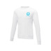 Мужской свитер Zenon с круглым вырезом, белый с логотипом
