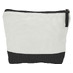 Косметичка хлопковая Cotton, черный с логотипом