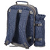 Набор для пикника Fridag на 2 персоны, темно-синий с серым с логотипом