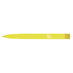 Ручка пластиковая шариковая трехгранная Trinity K transparent Gum soft-touch с чипом передачи инфо, желтый с логотипом