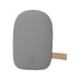 Внешний аккумулятор в форме камня Stone, 7800 mAh, серый с логотипом