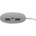 Внешний аккумулятор в форме камня Stone, 7800 mAh, серый с логотипом