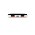 RIVACASE VA2540 (10 000mAh), QC/PD 20W внешний аккумулятор с дисплеем, белый 12/48 с логотипом