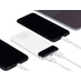 RIVACASE VA2540 (10 000mAh), QC/PD 20W внешний аккумулятор с дисплеем, белый 12/48 с логотипом
