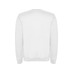 Свитшот с начесом Clasica унисекс, белый с логотипом
