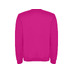 Свитшот с начесом Clasica унисекс, фуксия с логотипом