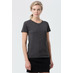 Футболка женская Regent Fit Women, черный меланж с логотипом