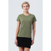 Футболка женская Regent Fit Women, меланж хаки с логотипом