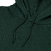Толстовка с капюшоном унисекс Hoodie, темно-зеленый меланж с логотипом