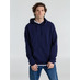Толстовка с капюшоном унисекс Hoodie, темно-синяя с логотипом