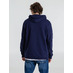 Толстовка с капюшоном унисекс Hoodie, темно-синяя с логотипом