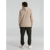 Толстовка с капюшоном унисекс Hoodie, бежевая с логотипом