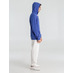 Толстовка с капюшоном унисекс Hoodie, ярко-синий меланж с логотипом