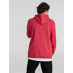 Толстовка с капюшоном унисекс Hoodie, красный меланж с логотипом