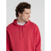 Толстовка с капюшоном унисекс Hoodie, красный меланж с логотипом