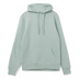 Толстовка с капюшоном унисекс Hoodie, серо-зеленая с логотипом