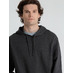 Толстовка с капюшоном унисекс Hoodie, серый меланж (антрацит) с логотипом